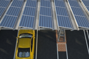 Ades. Energía solar. Seguidor solar. Parking solar